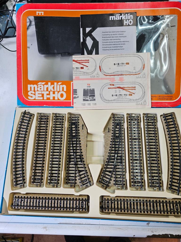 Modeltrein Ho marklin 5190 uitbreiding set zgan in doos, Wisselstroom, Wagon, Ophalen of Verzenden, Zo goed als nieuw