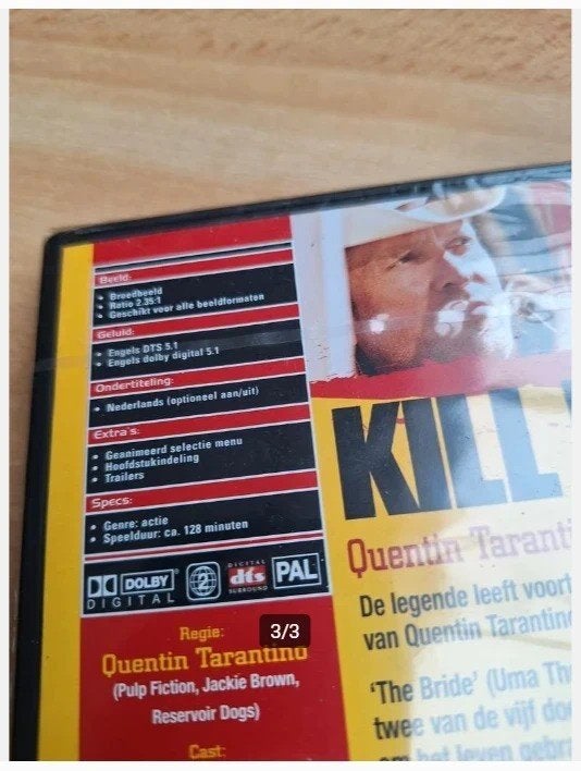 Dvd kill bill 2 h, Vanaf 16 jaar, Ophalen of Verzenden, Zo goed als nieuw, Actie