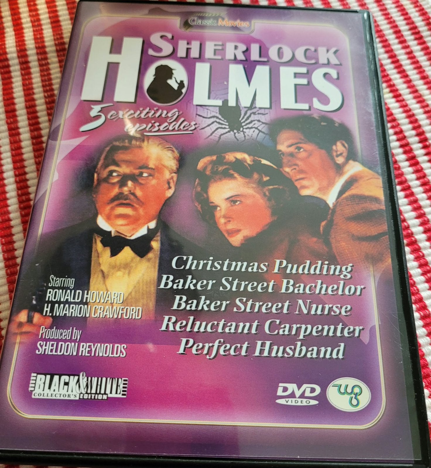 Sherlock holmes 5 exciting episodes classic movies, Ophalen of Verzenden, Gebruikt