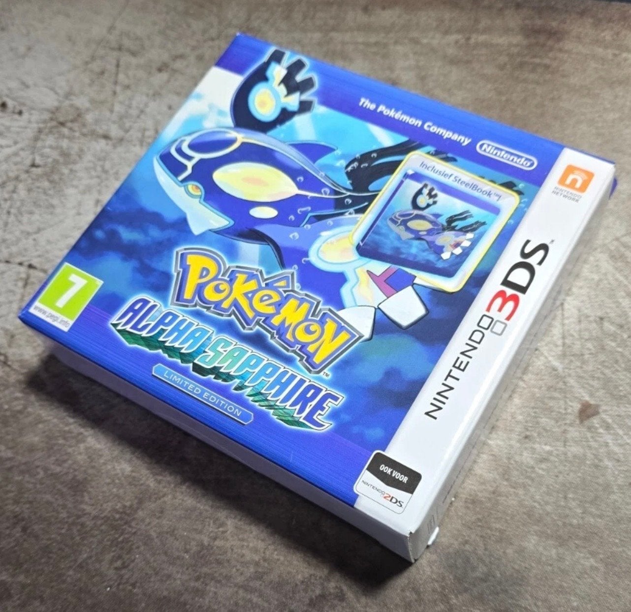 Pokémon Alpha Sapphire in doos, Spelcomputers en Games, Games | Nintendo 2DS en 3DS, Online, 1 speler, Ophalen of Verzenden, Zo goed als nieuw