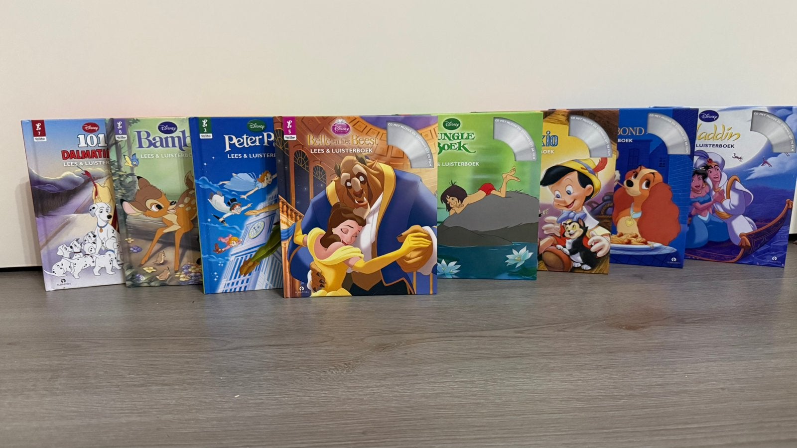 Disney Lees & Luisterboeken met CD – 8 delen, Boeken, Ophalen of Verzenden, Gelezen, Sprookjes