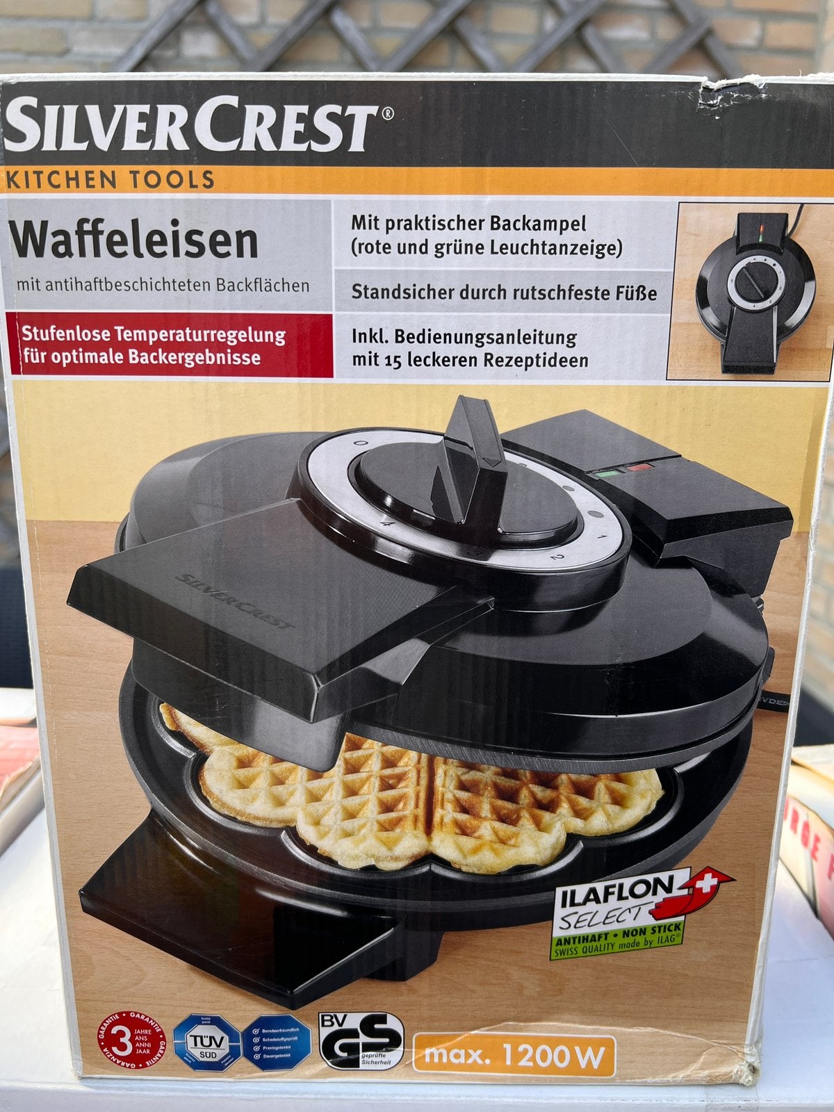 Wafelijzer, Ophalen, Nieuw