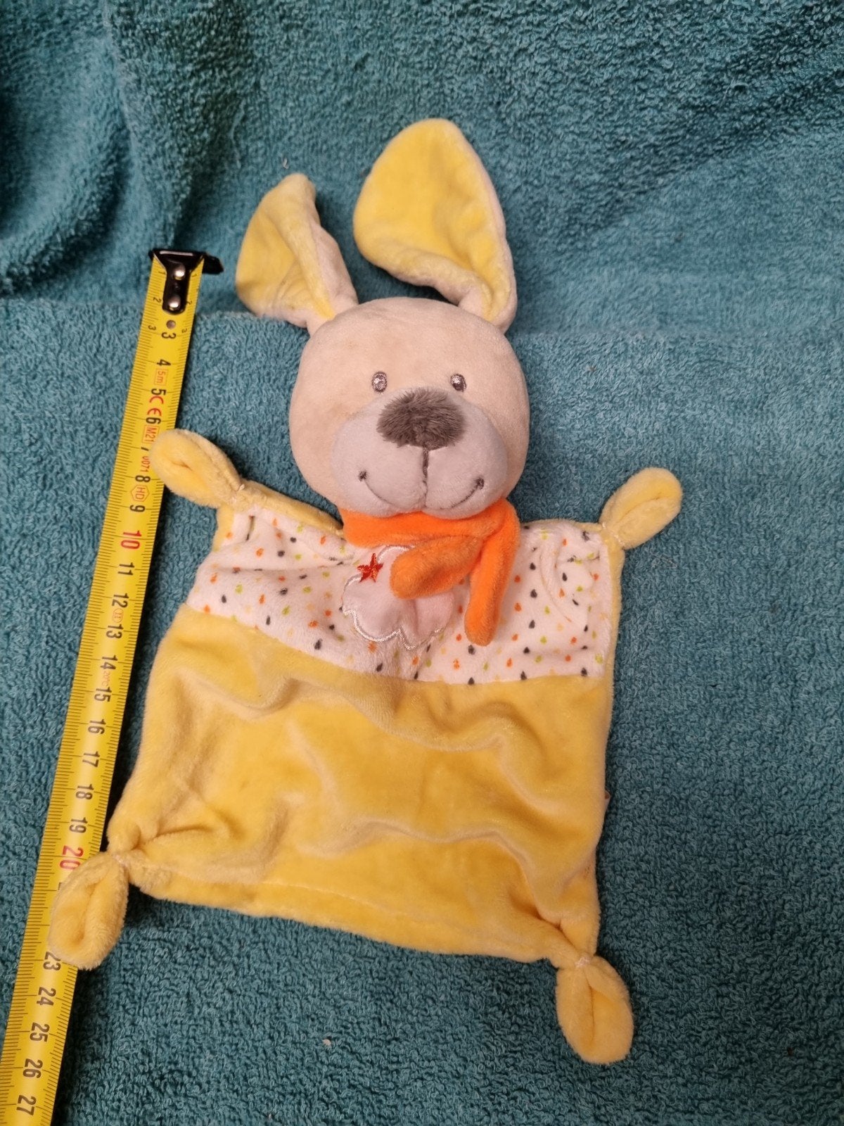 Nicotoy knuffel doekje geel nr 9, Ophalen of Verzenden, Nieuw, Overige typen