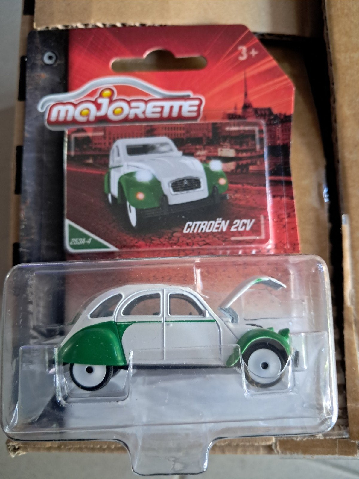Majorette Citroën 2CV nieuw in Vintage verpakking, Ophalen of Verzenden, Nieuw, Auto