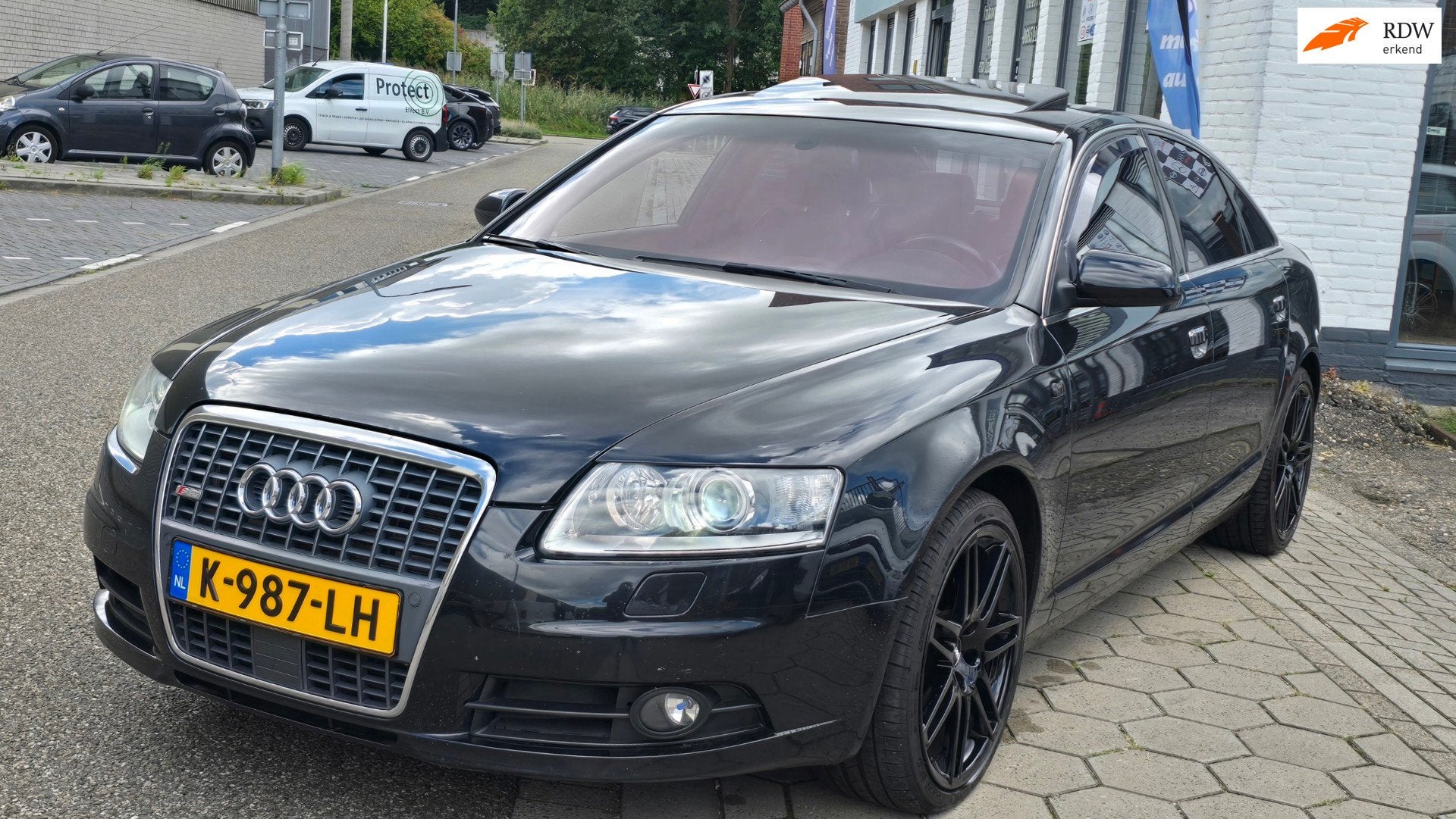 Audi A6 Limousine 4.2 FSI quattro Pro Line*zeer nette auto*a, Auto's, Audi, Gebruikt, 8 cilinders, Zwart, Vierwielaandrijving