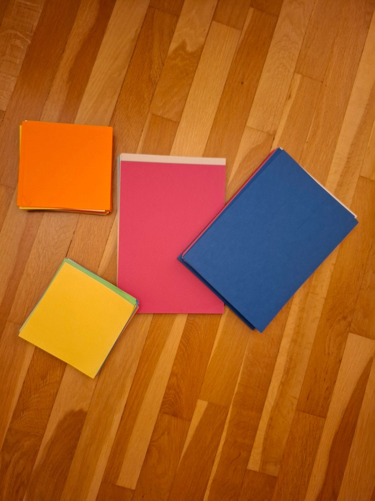 Knutselpapier in diverse kleuren en formaten (200+ vellen), Verzenden, Nieuw, Meerkleurig, Papier of Karton