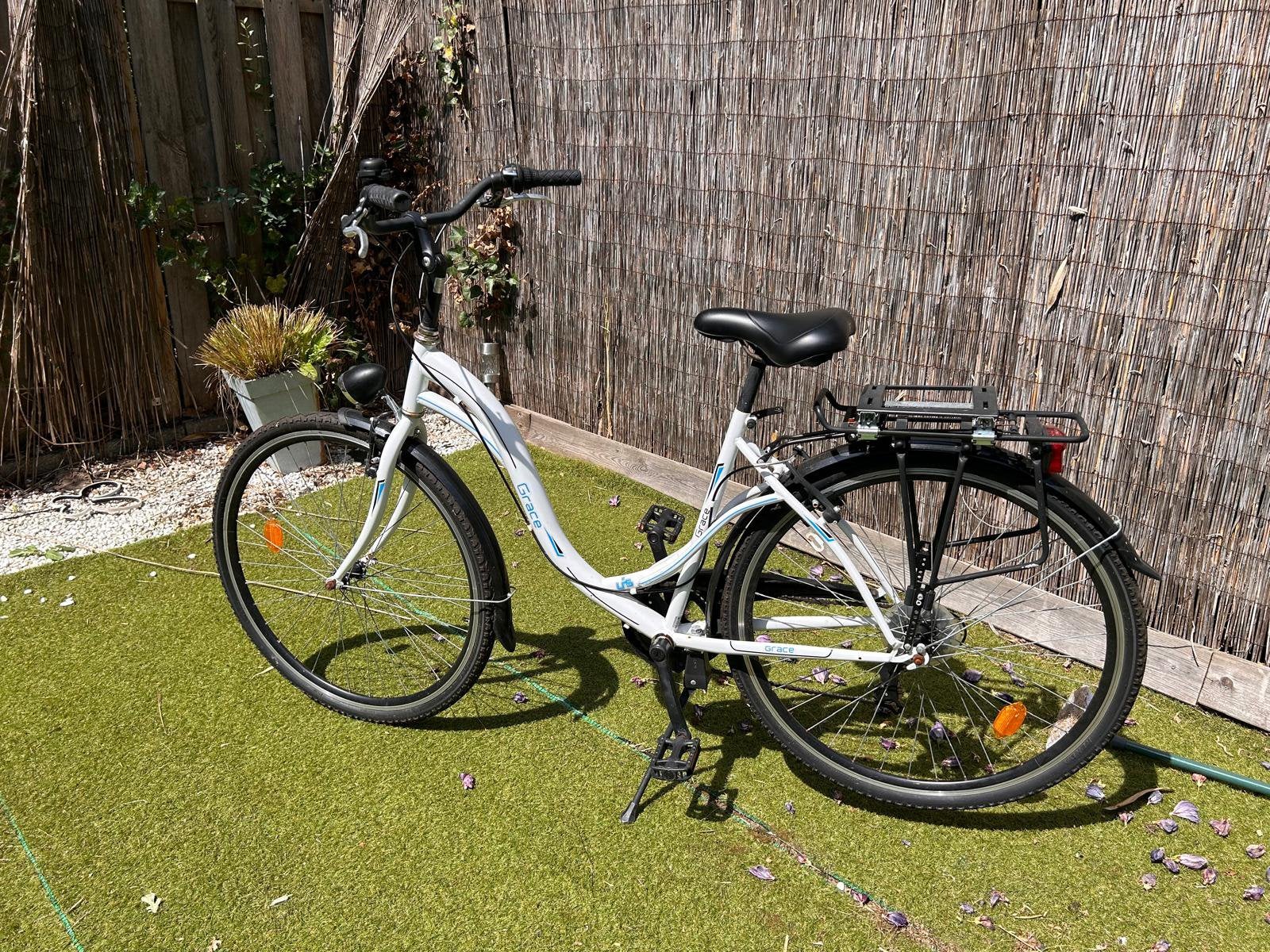 Dames fiets wit, Ophalen, Zo goed als nieuw, Overige merken, Versnellingen