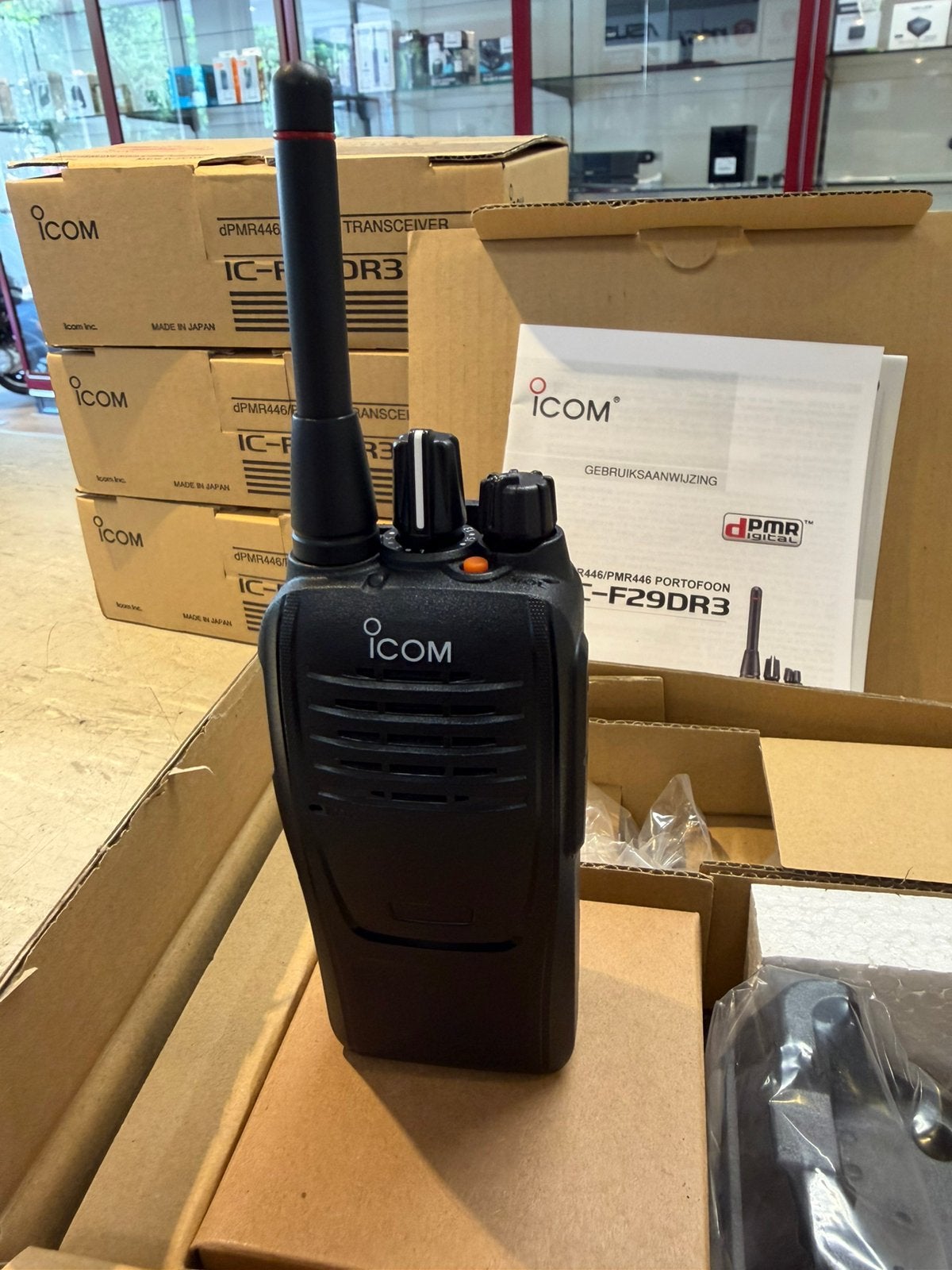 Icom IC-F29DR3 Digitaal DPMR en PMR446 IP67 waterdicht, İcom, Nieuw, Ophalen of Verzenden, İcom