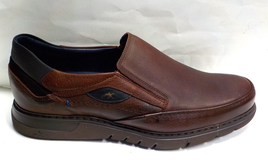 Bruine instappers Fluchos maat 46, Loafers, Bruin, FLUCHOS S.L., Nieuw