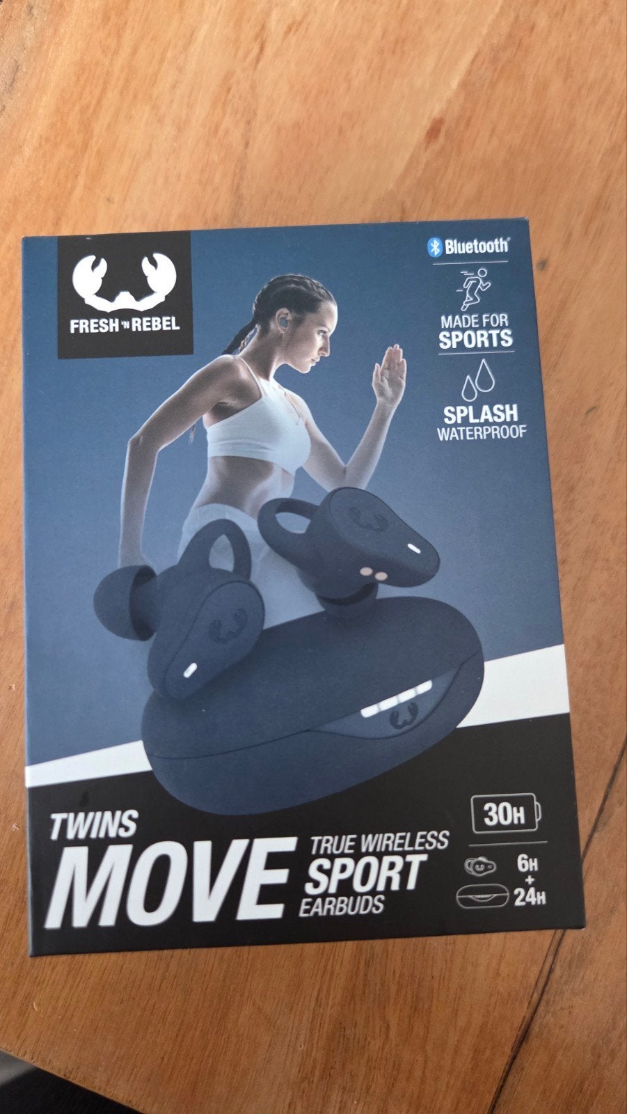 Fresh 'n Rebel Twins Move True Wireless Sport Earbuds, Audio, Tv en Foto, Snelladen, Nieuw, Ophalen of Verzenden, Blauw