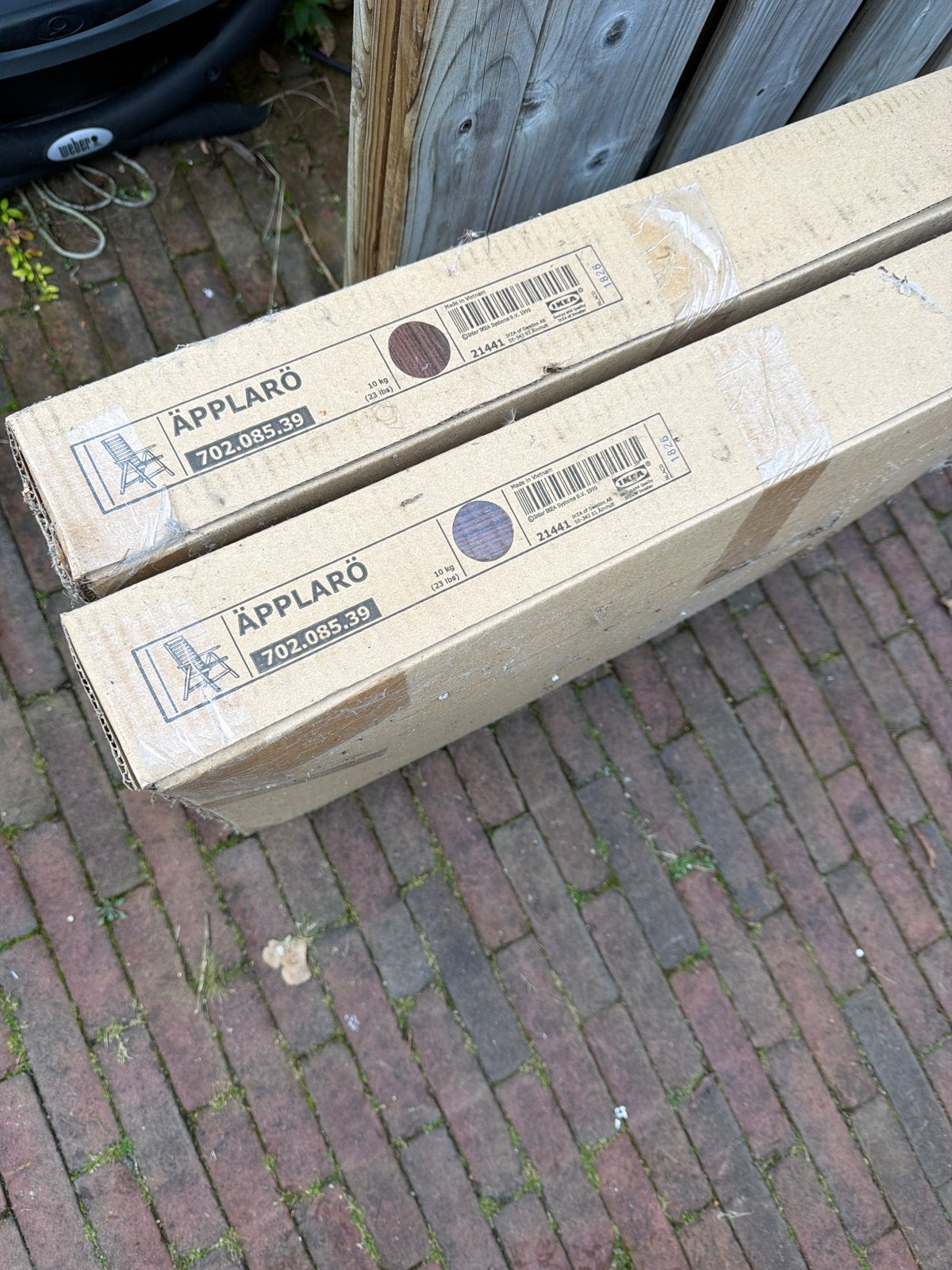 Nieuwe IKEA ÄPPLARÖ buitenstoelen (2 stuks), Ophalen, Nieuw