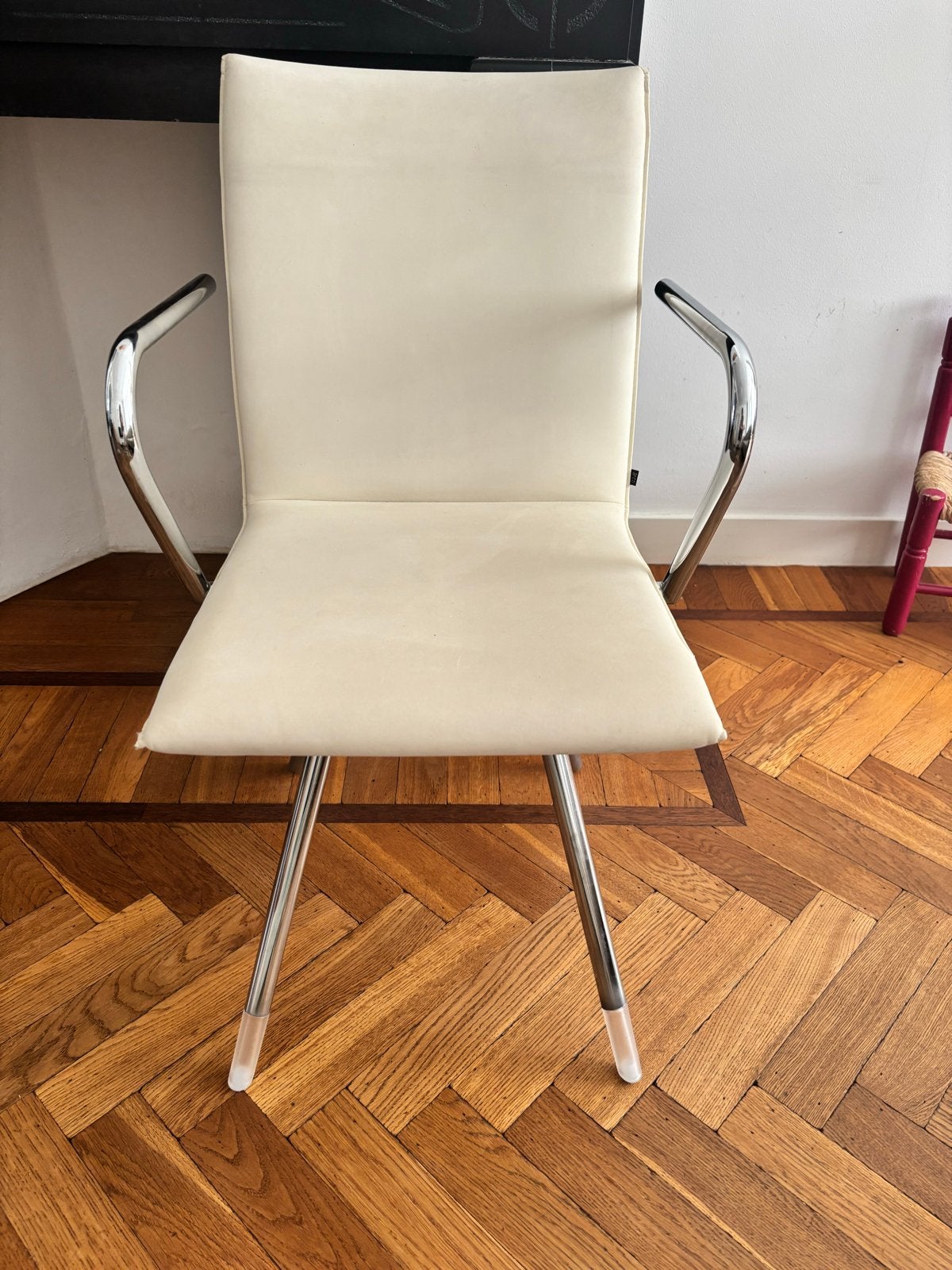 4 Design Arco off white eetkamerstoelen, Huis en Inrichting, Stoelen, Ophalen, Gebruikt, Overige kleuren, Vier