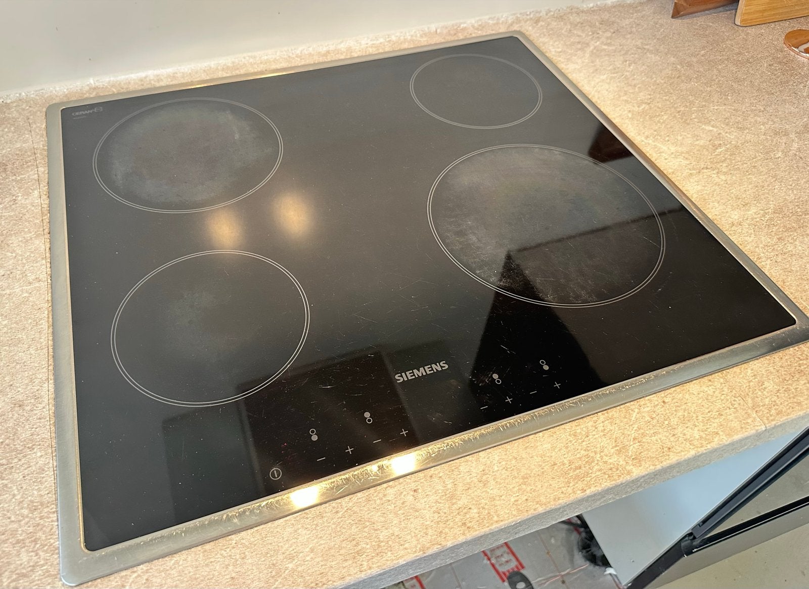 Siemens Keramische Kookplaat - 4 Kookzones, Witgoed en Apparatuur, Kookplaten, Ophalen, Gebruikt, Keramisch, 4 kookzones