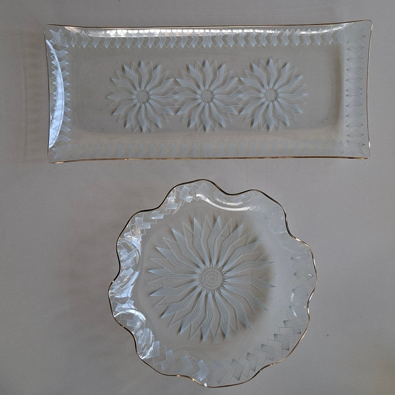 vintage cake en koekjesschaal, Ophalen of Verzenden