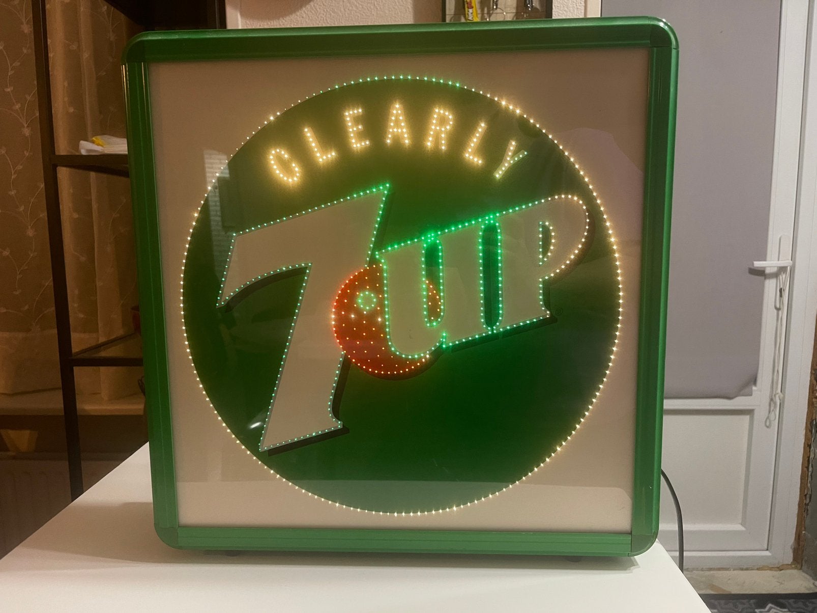 Retro vintage lamp 7Up, Ophalen