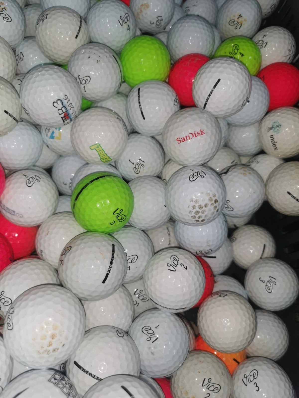 Vice pro soft golfballen 50 stuks, Ophalen of Verzenden, Bal(len)