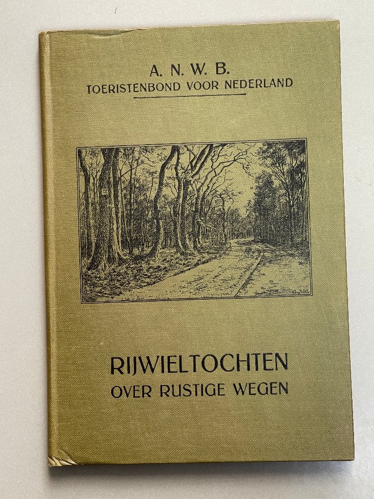 ANWB Rijwieltochten over rustige wegen - G.A. Pos 1920, Antiek en Kunst, Antiek | Boeken en Bijbels, Ophalen of Verzenden