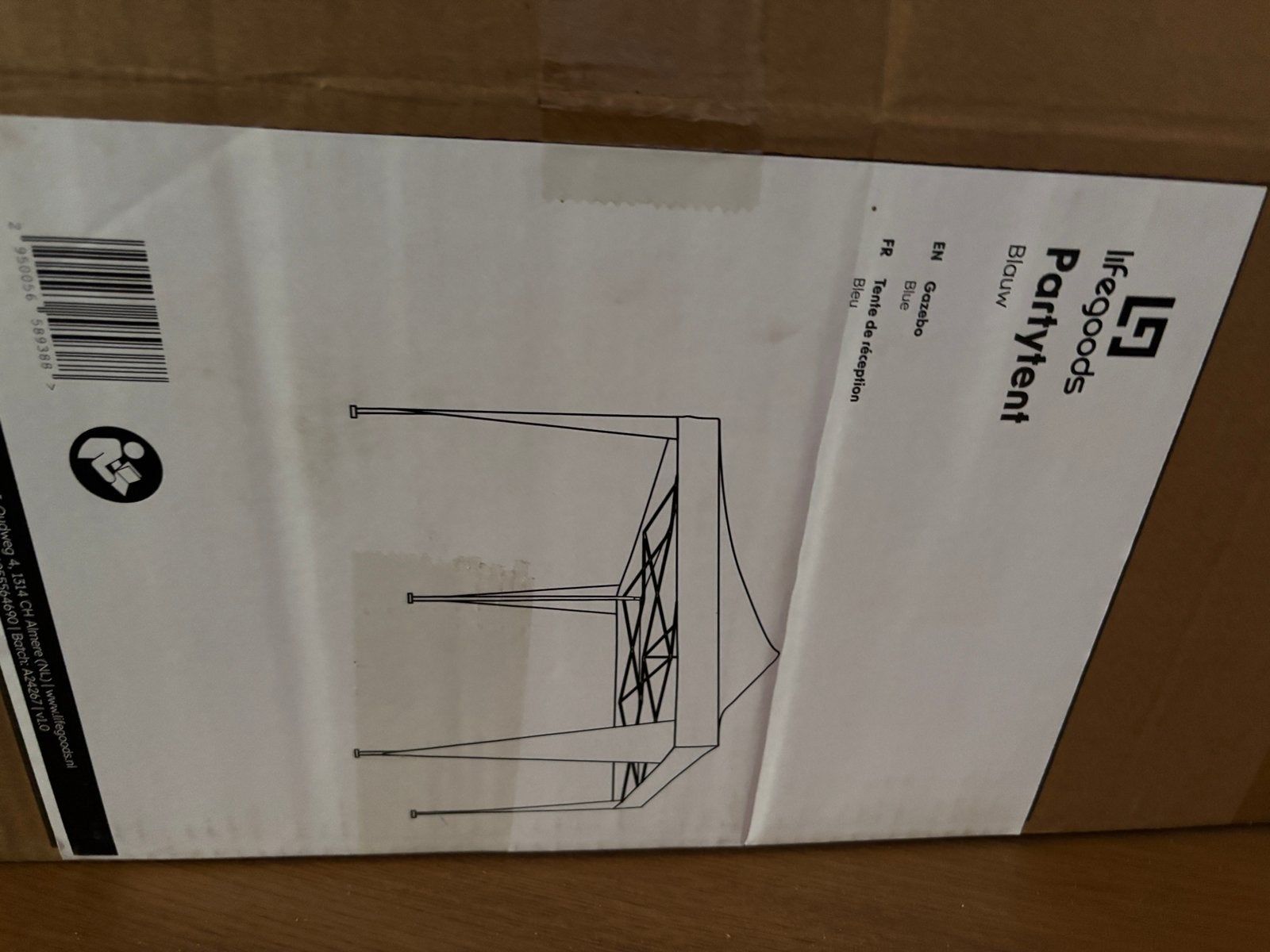 Partytent 3x3 nieuw, Ophalen, Opvouwbaar, Partytent, Minder dan 4 meter