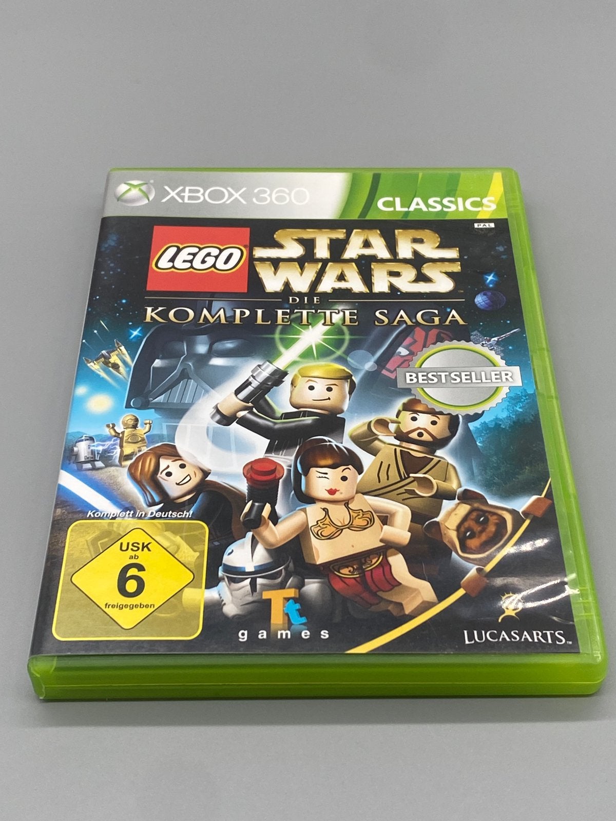 LEGO Star Wars: The Complete Saga voor de Xbox 360., Avontuur en Actie, 1 speler, Www.lucasarts.com, Ophalen of Verzenden