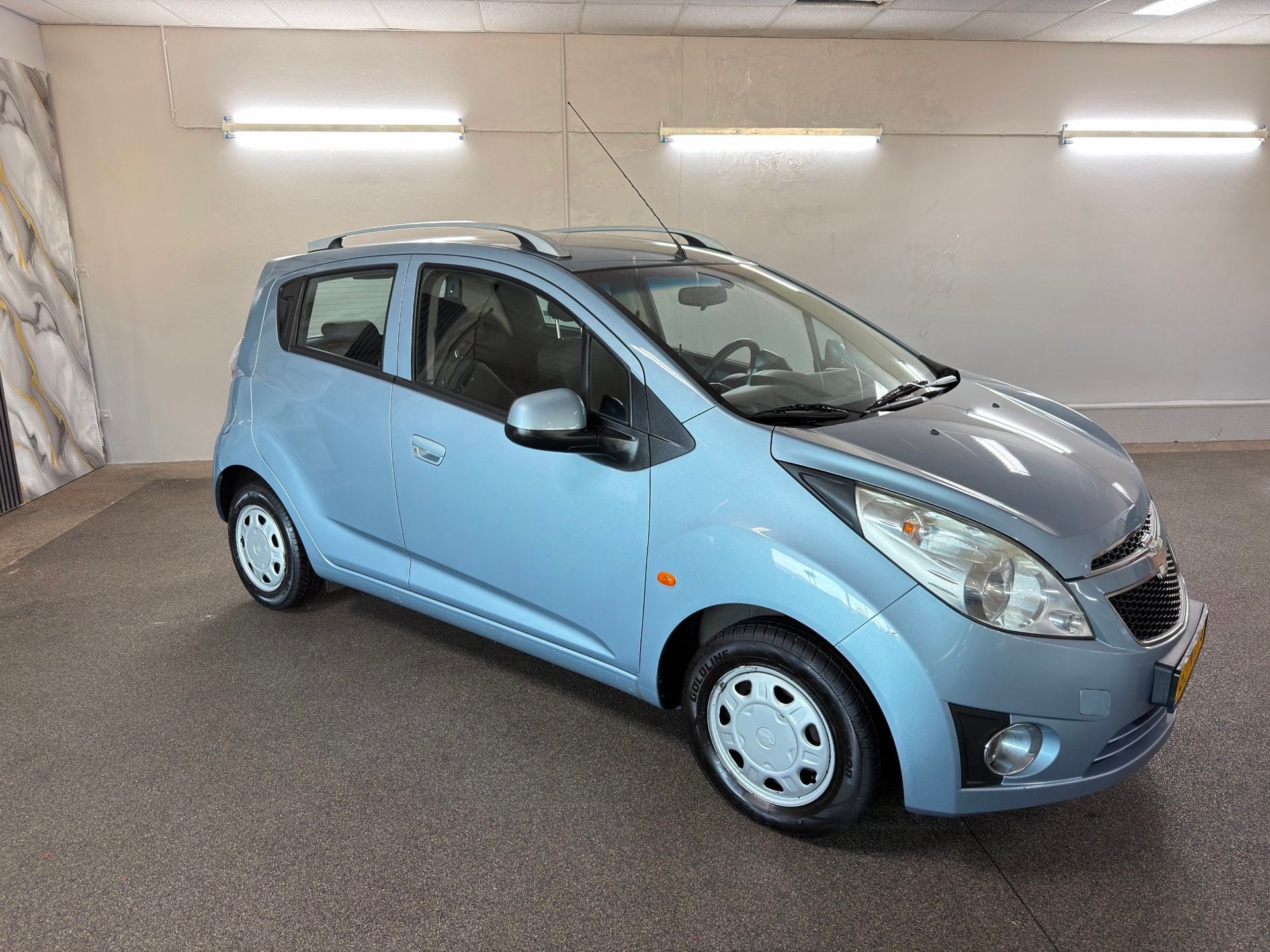 Chevrolet Spark 1.0 16V LT 2e Eigenaar,Airco,E-Ramen,N.A.P,W, Auto's, Voorwielaandrijving, Stof, Gebruikt, Zwart