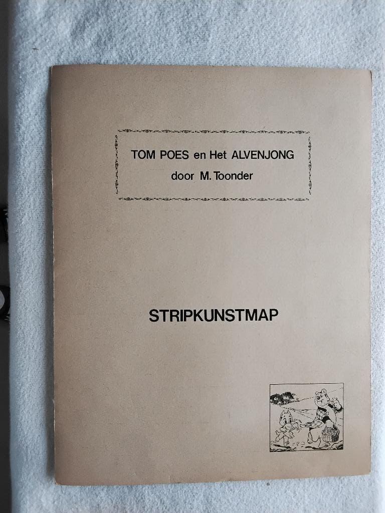 Tom Poes    het Alvenjong   stripkunstmap, Eén stripboek, Ophalen of Verzenden, Gelezen