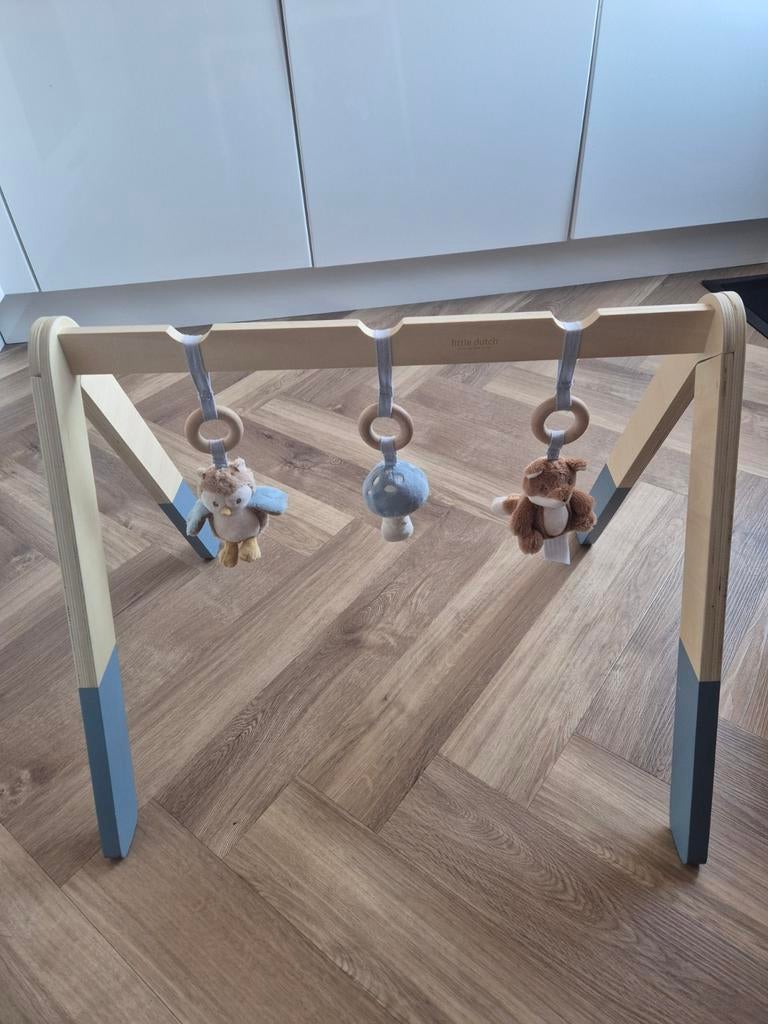 Little Dutch Babygym - Houten Speelboog met Speeltjes, Kinderen en Baby's, Ophalen of Verzenden, Zo goed als nieuw, Babygym