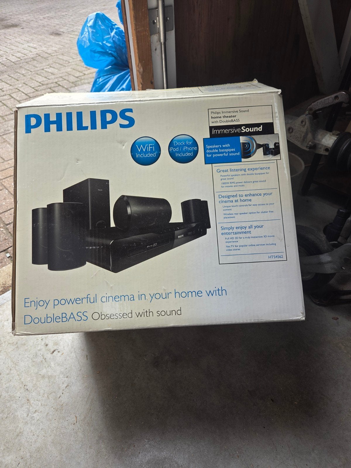 Philips Immersive Sound Home Cinema met DoubleBASS, Ophalen, Philips, Overige systemen, Blu-ray-speler