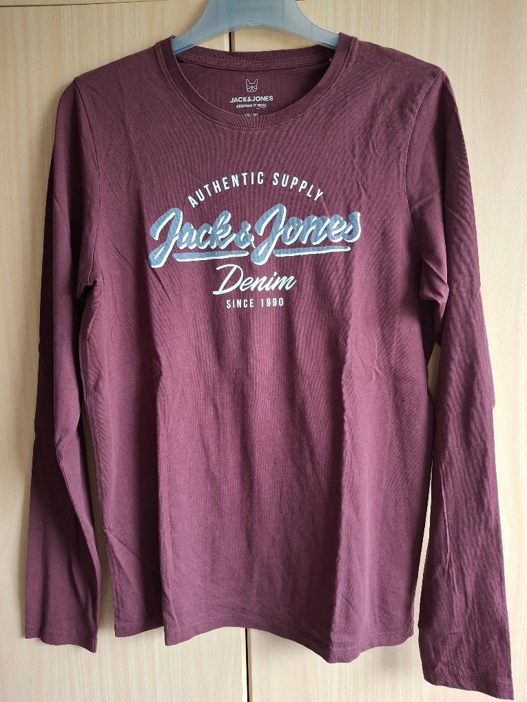 Longsleeve/rood/Jack&Jones/maat 176, Ophalen of Verzenden, Zo goed als nieuw, Shirt of Longsleeve, Jongen