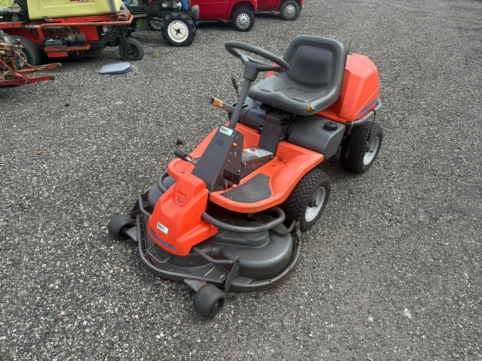 Husqvarna rider . 2 cilinder kawasaki motor, Tuin en Terras, Ophalen of Verzenden, Zo goed als nieuw, 50 cm of meer