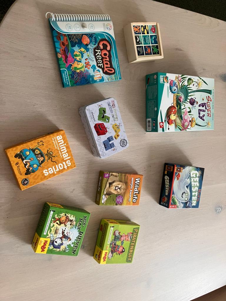 Verzameling spelletjes voor kinderen vanaf 6 jaar, Een of twee spelers, Ophalen of Verzenden, Gebruikt