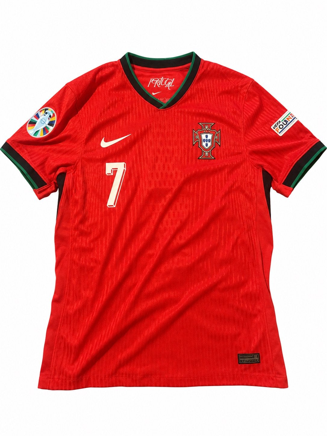 Nike Portugal Ronaldo 7 EK 2024 Shirt – Dri-FIT ADV – Maat L, Maat L, Ophalen of Verzenden, Zo goed als nieuw, Shirt