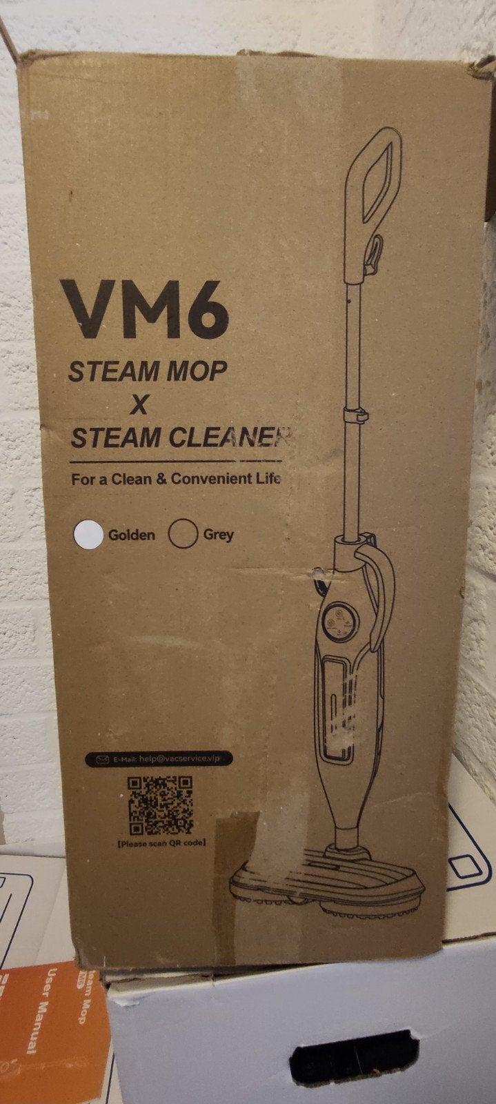 VM6 Stoommop X Stoomreiniger - Voor een schoon leven., Ophalen of Verzenden, Mop of Dweil