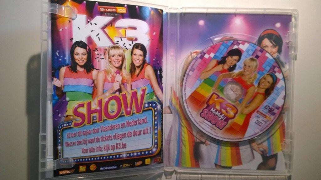 K3 - Mamasé Show (DVD), Alle leeftijden, Ophalen of Verzenden, Zo goed als nieuw, Concert
