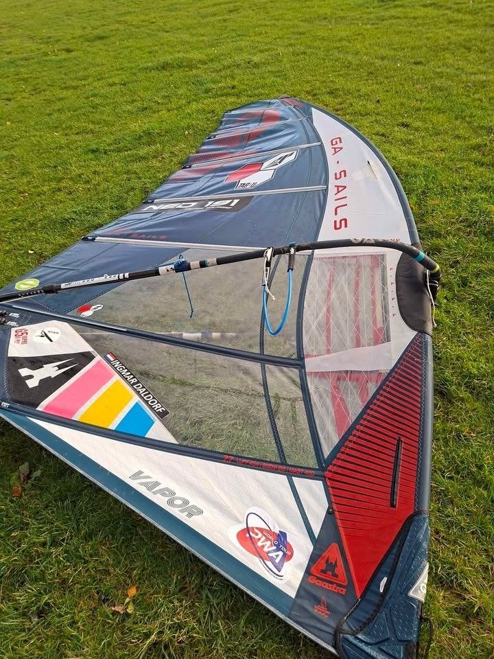 Gaastra Vapor 5.7, 6.7, 7.7 en 8.4, Tabou Manta 61, 64 enz., Watersport en Boten, Windsurfen, Ophalen, Gebruikt, Gaastra, Minder dan 250 cm