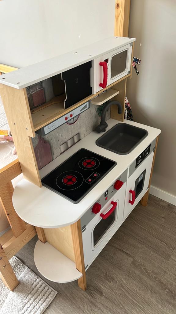 Speel keuken met licht en geluid, Ophalen of Verzenden, Gebruikt, Speelkeuken