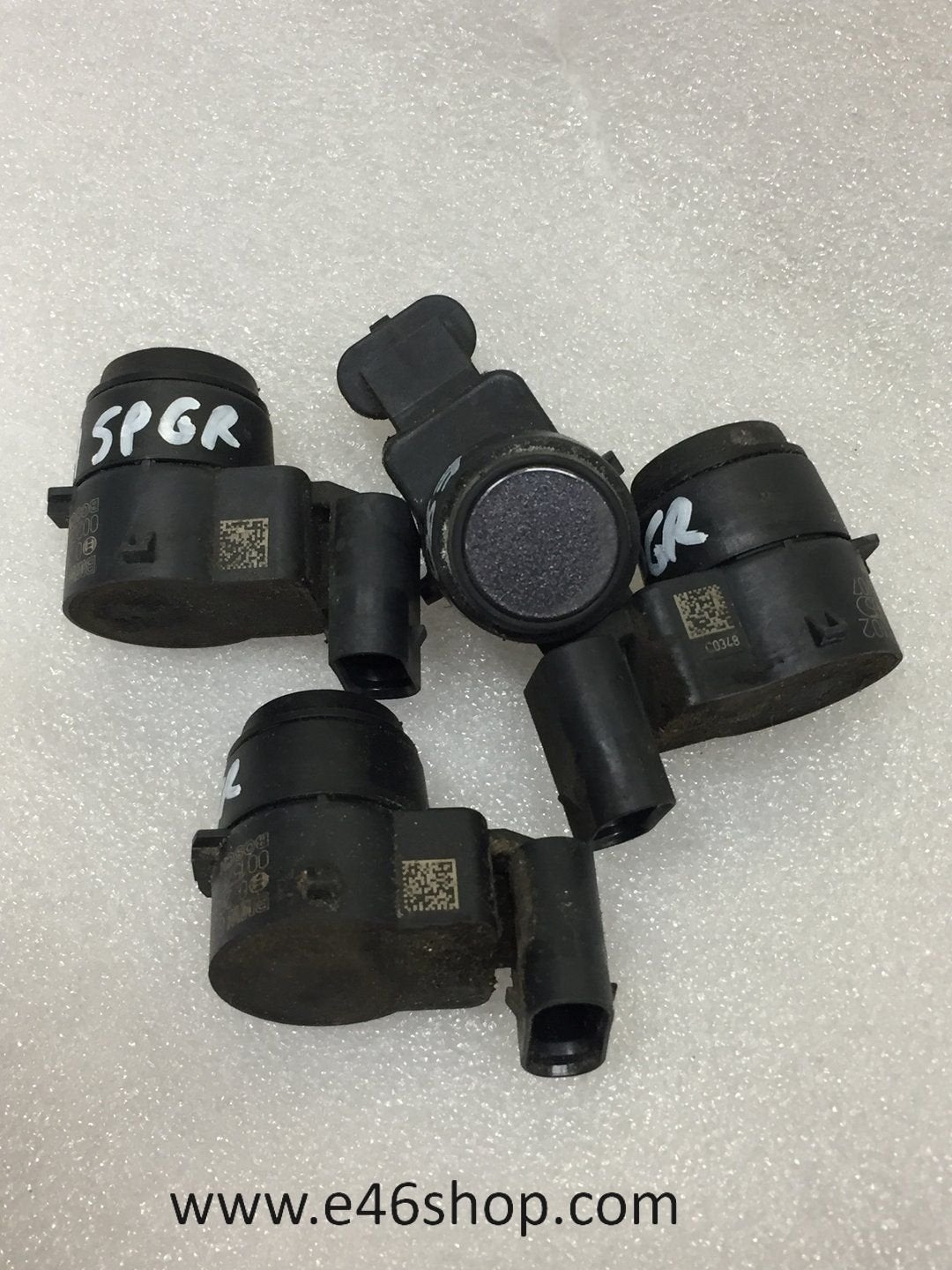PDC SENSOR BMW E90 ACHTER OE 6955997 SPARKLING GRAPHITE, Gebruikt, -, -, Ophalen of Verzenden