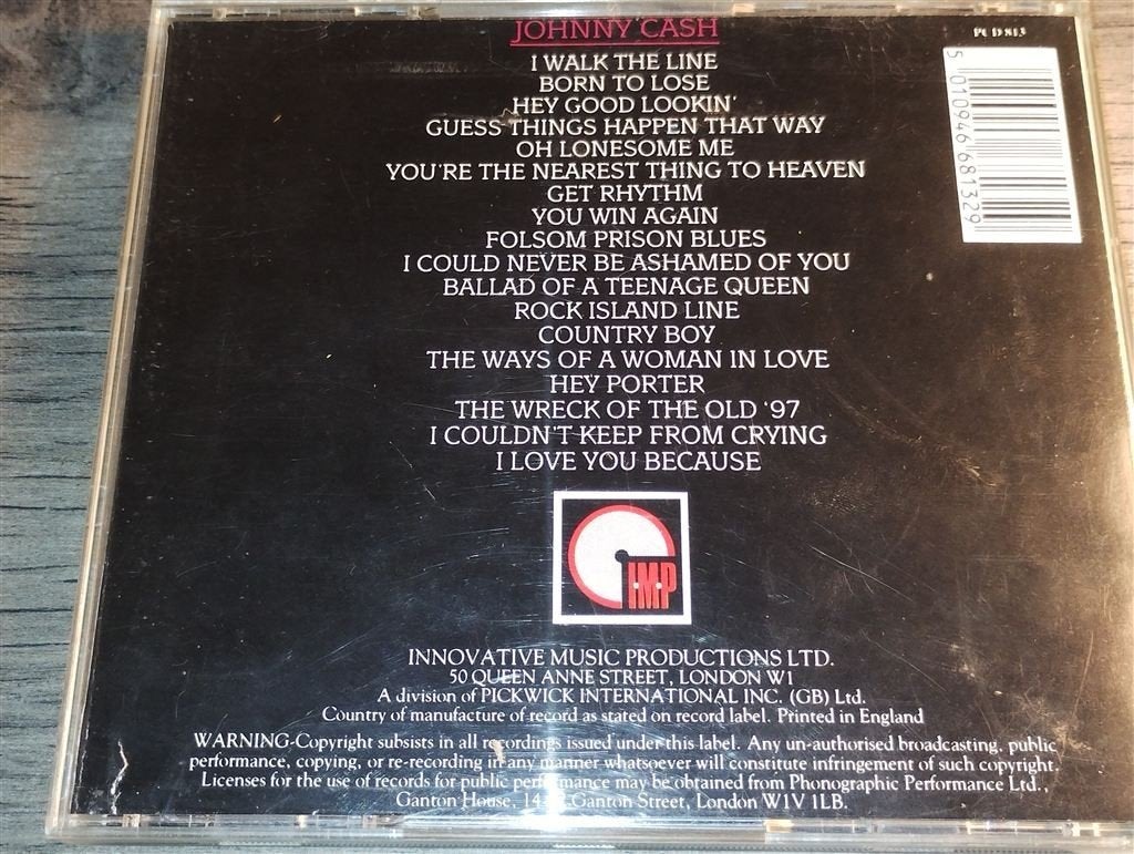 Johnny Cash - Johnny Cash [Pickwick], Ophalen of Verzenden, Zo goed als nieuw