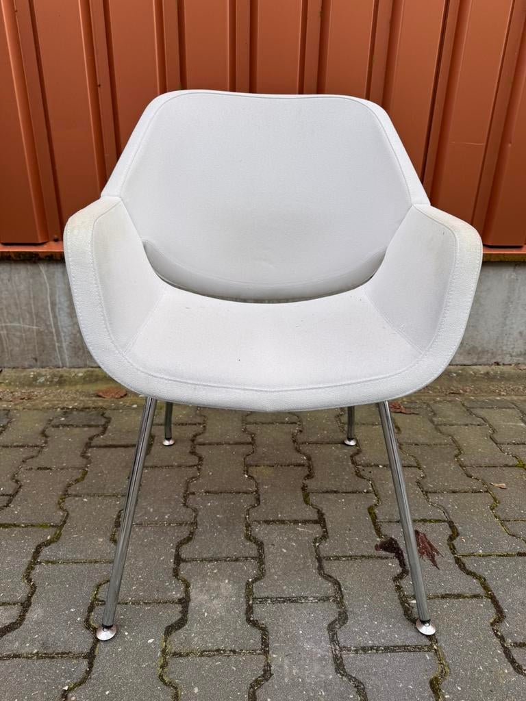 Artifort Gap stoel (8x) - ter herstoffering, Huis en Inrichting, Stoelen, Ophalen, Luxe design, Wit, Zo goed als nieuw