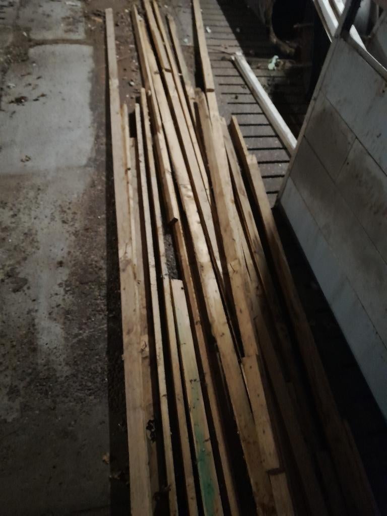 Panlatten, Doe-het-zelf en Verbouw, Hout en Planken, Ophalen of Verzenden, 50 mm of meer, Balk, Minder dan 200 cm