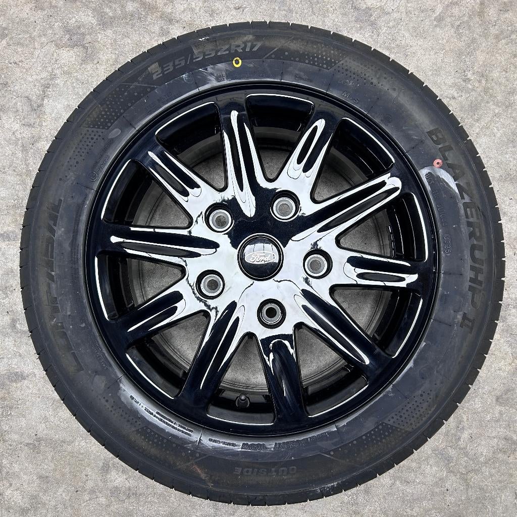17 inch originele velgen + zomerbanden Ford Transit Custom, Bestelwagen, Ford, Banden en Velgen, Nieuw