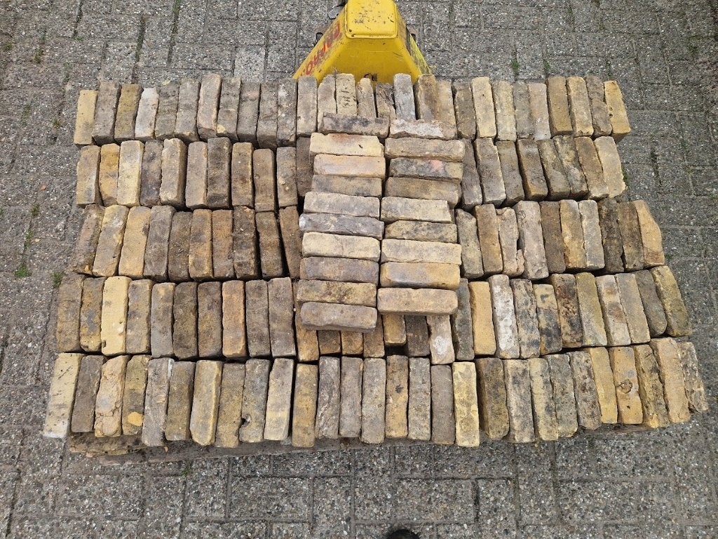 gele ijsselsteentjes ruim 350 stuks, Doe-het-zelf en Verbouw, Metselstenen, Ophalen, Bakstenen