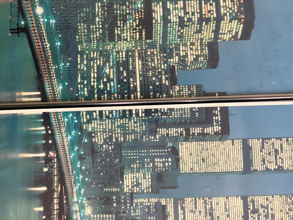 New York City skyline met Twin Towers - Set van 2, Ophalen of Verzenden