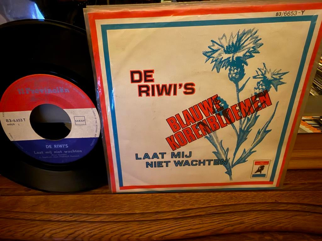 De Riwi's - Blauwe Korenbloemen / Laat Mij Niet Wachten, Gebruikt, 7 inch, Single, Ophalen of Verzenden