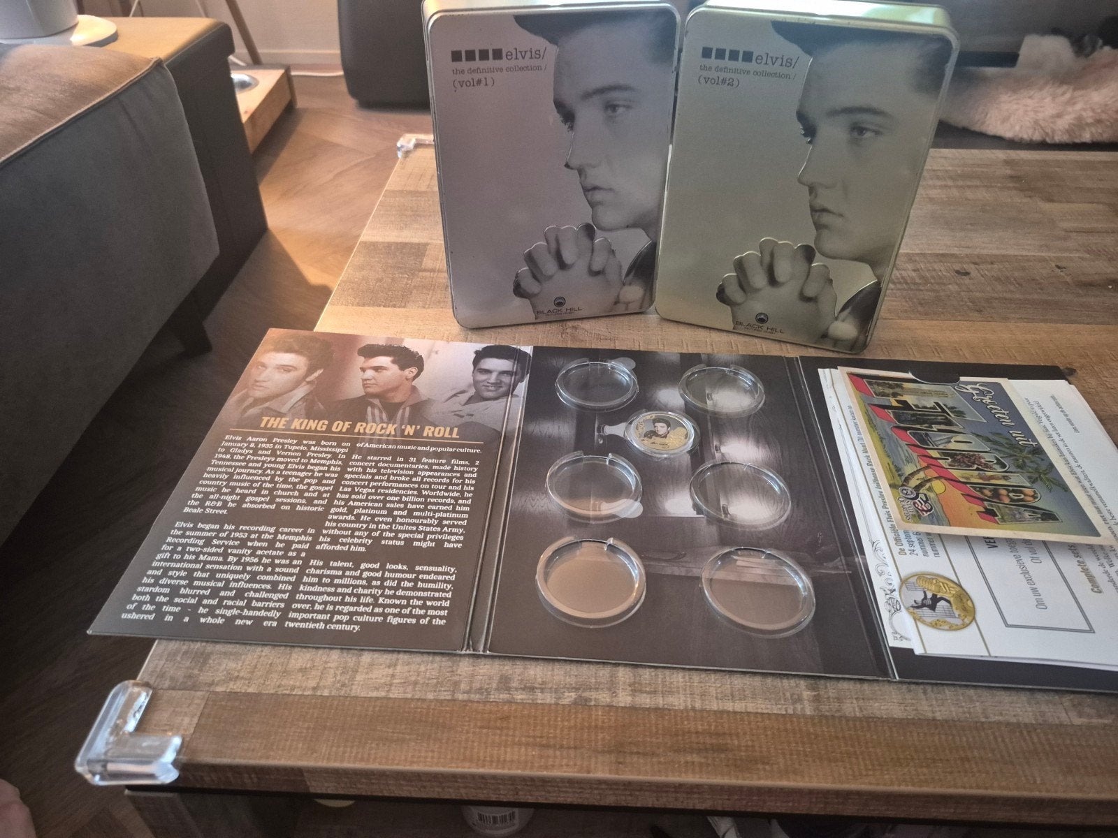Elvis Presley DVD Collectie + Munt - Goede Staat, Ophalen, Engels, Nederlands, Zo goed als nieuw