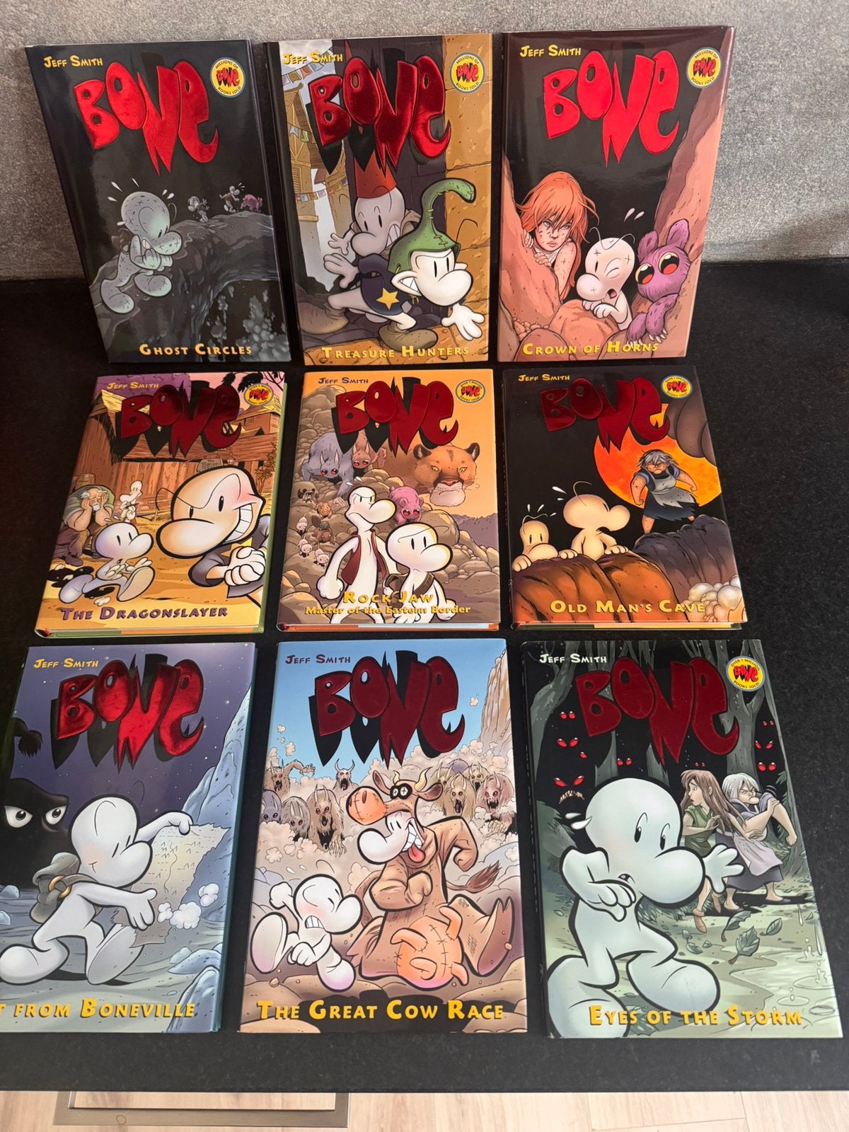 Bone, avontuurlijk epos van Jeff Smith, Boeken, Stripboeken, Complete serie of reeks, Ophalen of Verzenden, Zo goed als nieuw