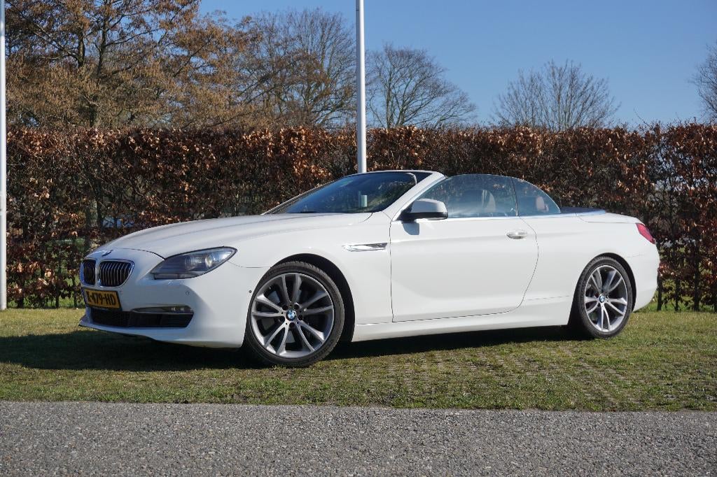 BMW 6-Serie Cabrio 640i High Executive F12 | Nappa |, Auto's, BMW, Particulier, 6-Serie, 360° camera, ABS, Achteruitrijcamera