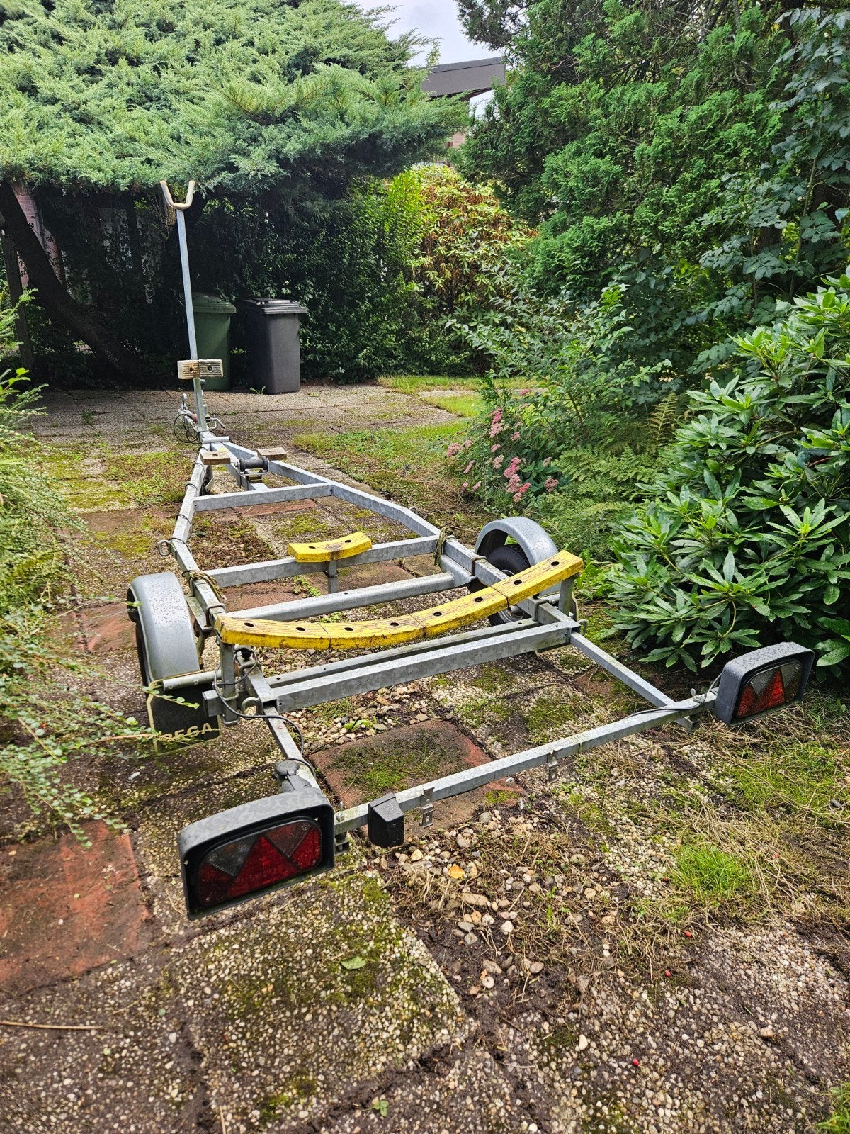 Wegtrailer Pega voor b.v. Laser/Sunfish zeilboot, Ophalen, Gebruikt, Minder dan 15 m², 3 tot 6 meter