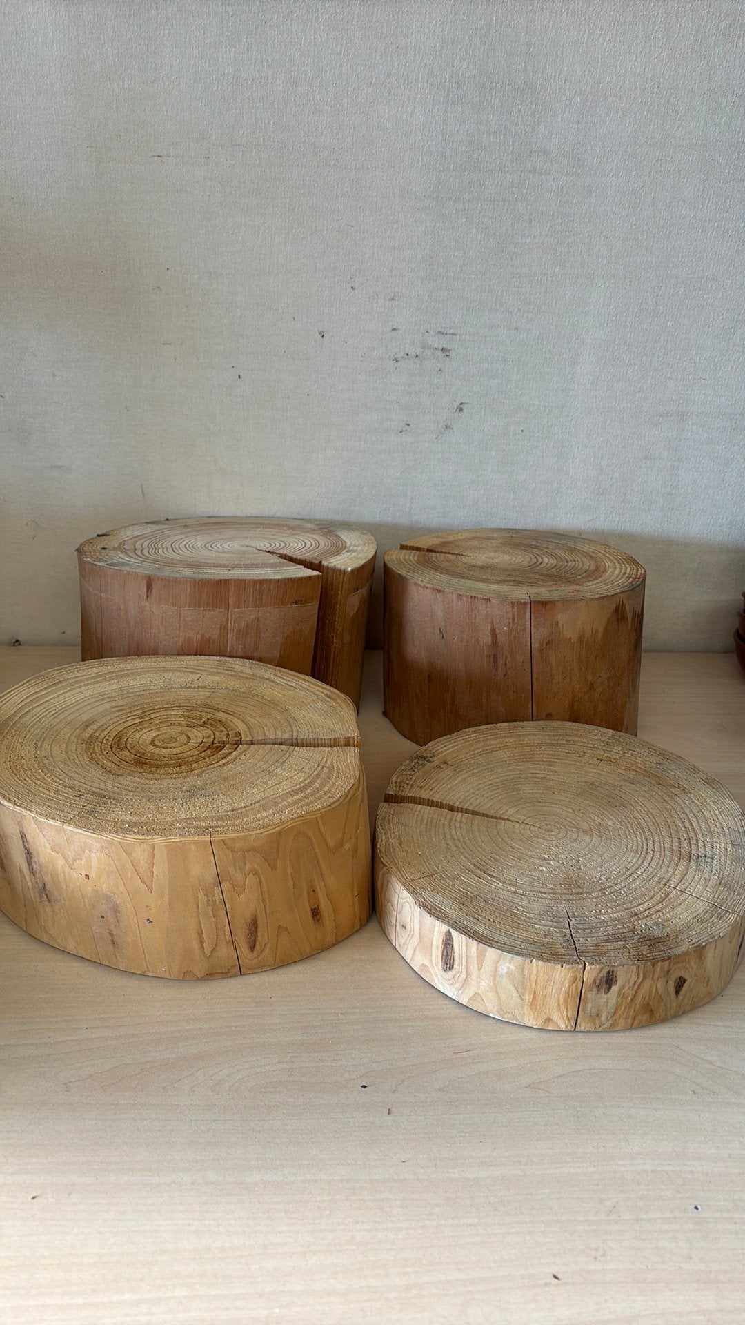 Houten plateaus, Ophalen of Verzenden, Gebruikt
