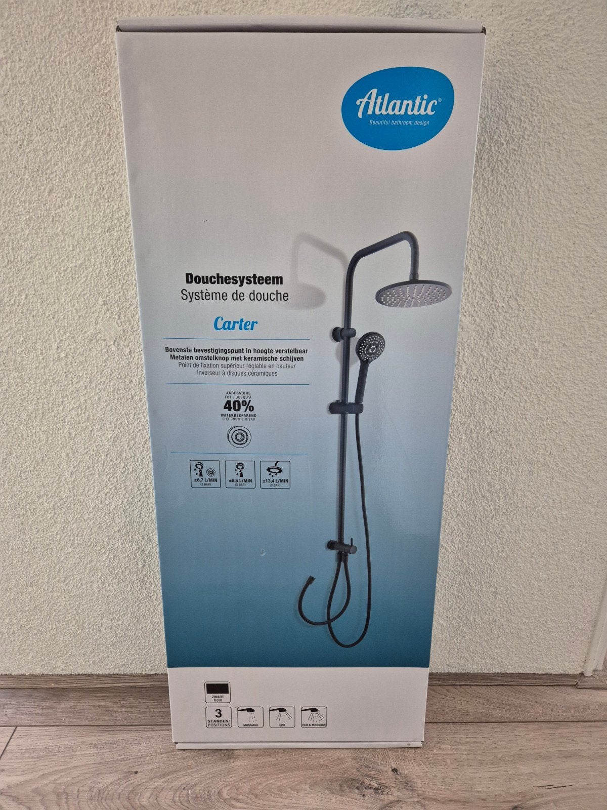 Nieuwe Atlantic regendouche in doos, Ophalen of Verzenden, Nieuw, Douche