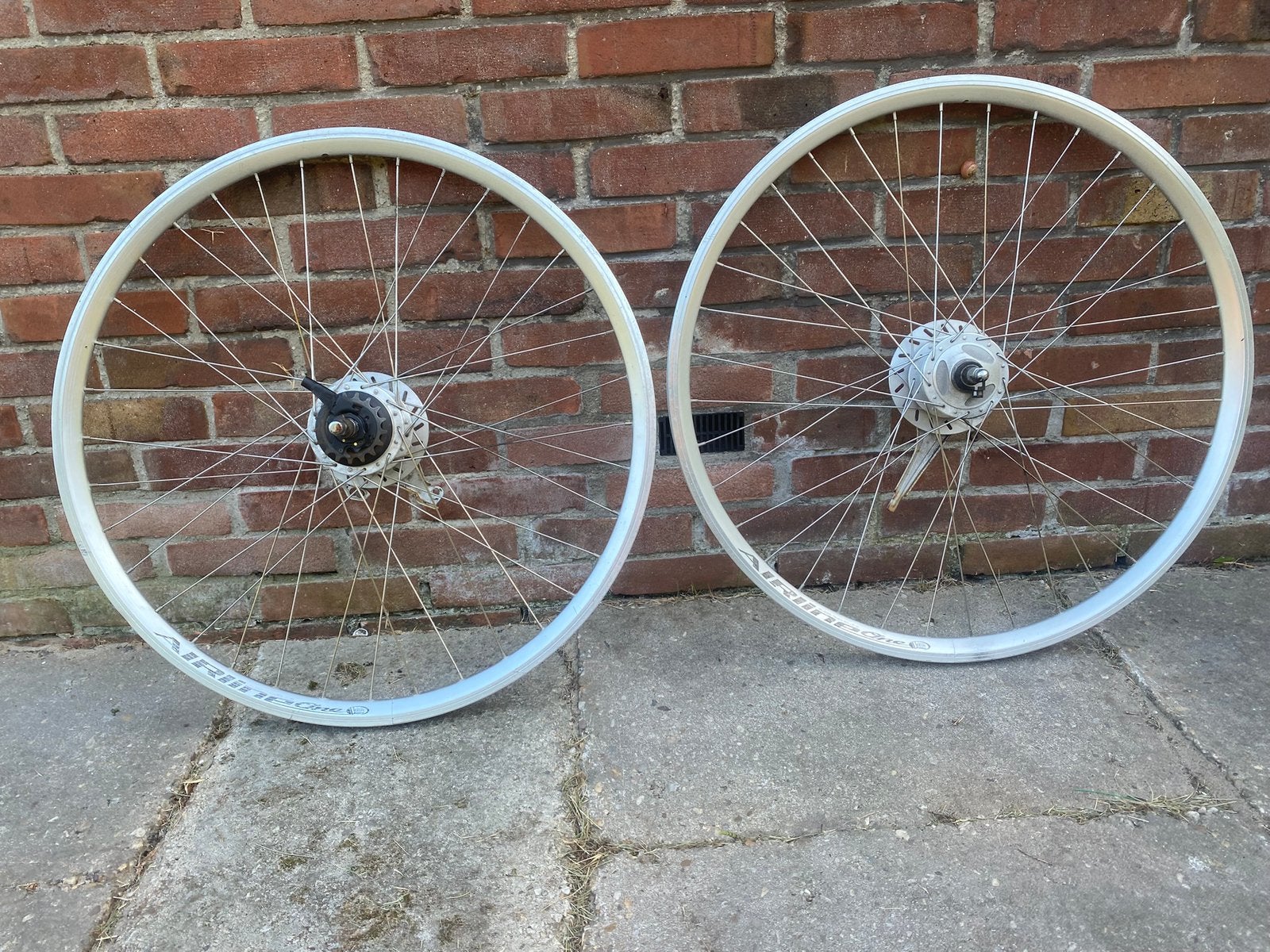 Wielset nexus 7, Fietsen en Brommers, Fietsonderdelen, Ophalen, Zo goed als nieuw, Aluminium